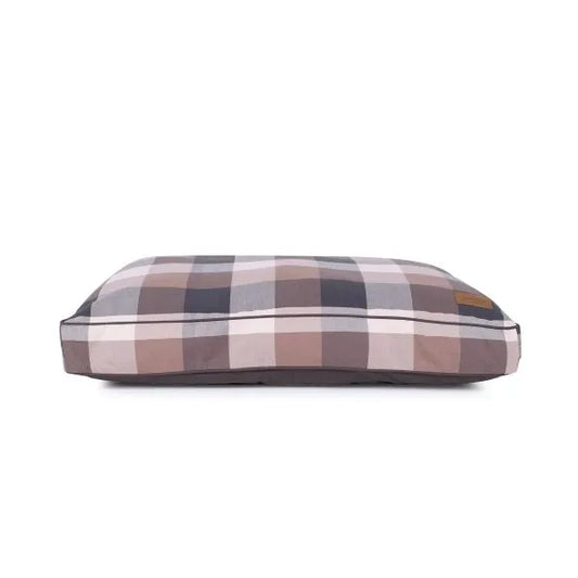 Rectangle Dog Bed | Pillow Pet Bed -Pendleton Block Plaid Pet Napper