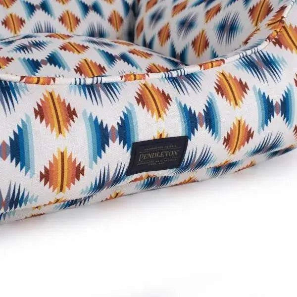 Bolster Dog Bed | Indoor-Outdoor Pet Bed | Pendleton Falcon Cove close up