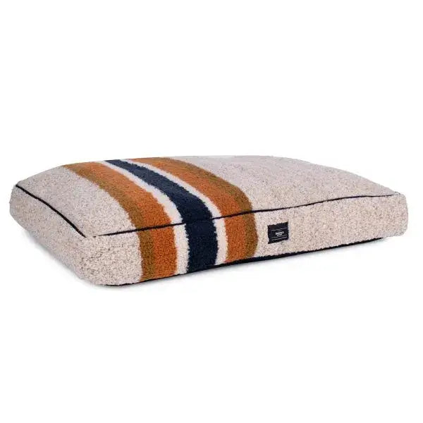 Shinola Dog Bed | Shinola Stripe Napper Pillow Dog Bed - Oatmeal