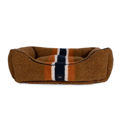 Shinola Pet Kuddle Bolster Style Dog Bed- Brown | Bolster Pet Bed 8