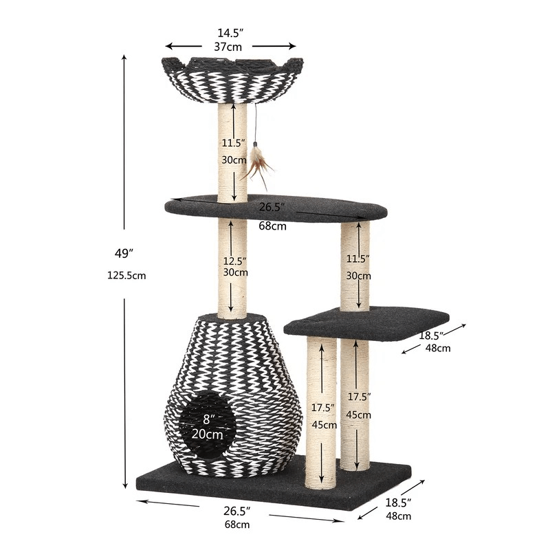  Petpals Ace - Handwoven Eco-Friendly Cat Tree 6