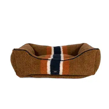 Shinola Pet Kuddle Bolster Style Dog Bed- Brown | Bolster Pet Bed 9