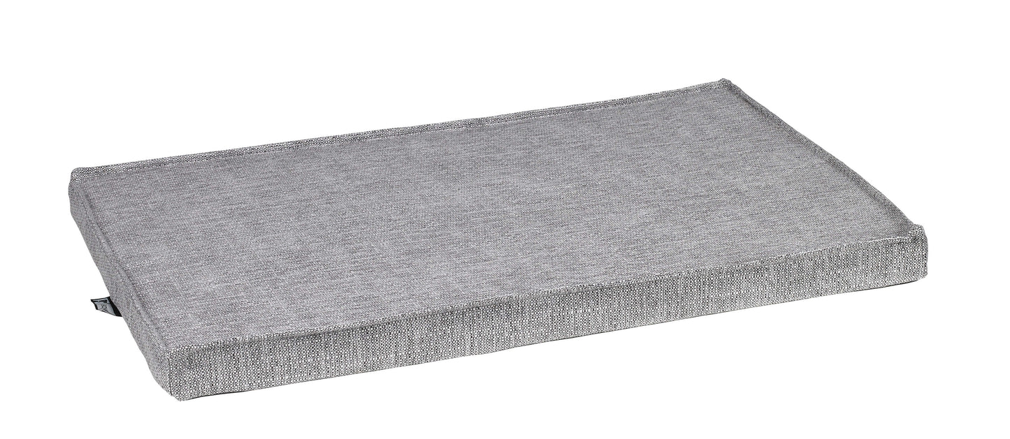 Bowsers Moderno Dog Crate Mat | Modern Dog Crate Bed - Allumina (Grey)