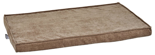 Bowsers Moderno Dog Crate Mat | Modern Dog Crate Bed - Bark (Brown)