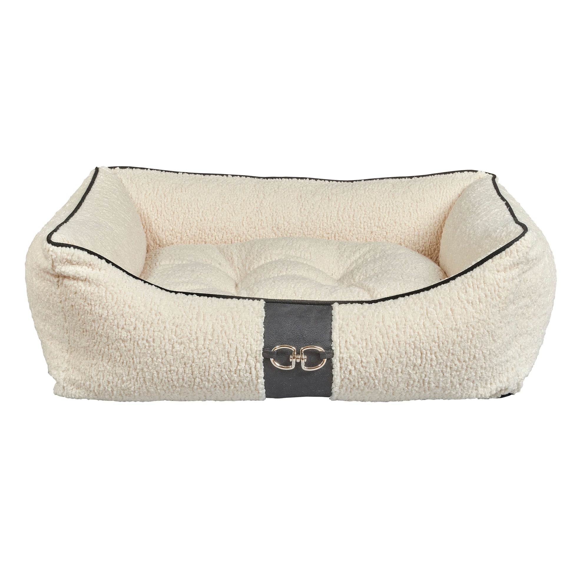 Dog Bed | Bowsers Pet Products Signature Scoop Dog Bed Ivory Sheepskin