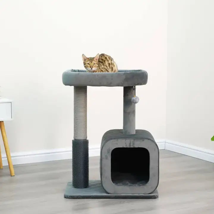 Catry Eclipse 2-Level Modern Apartment-Sized Cat Tree with Condo | Cat Tower 1