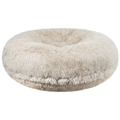 Bessie and Barnie Bagel Dog Bed - Blondie | Luxury Shaggy Dog Bed 1