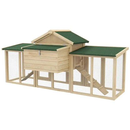 Best Large Chicken Coop for backyard | Large Hen House with Double Run 2