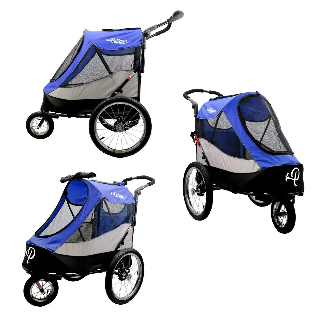 Jogging Dog Stroller -Petique Trailblazer Pet Jogger - Atlas 2