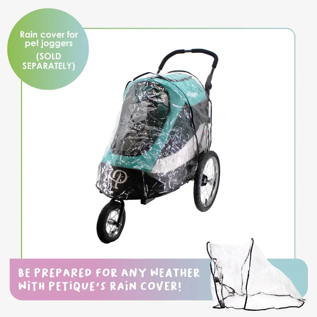 Jogging Dog Stroller -Petique Trailblazer Pet Jogger - Atlas 9