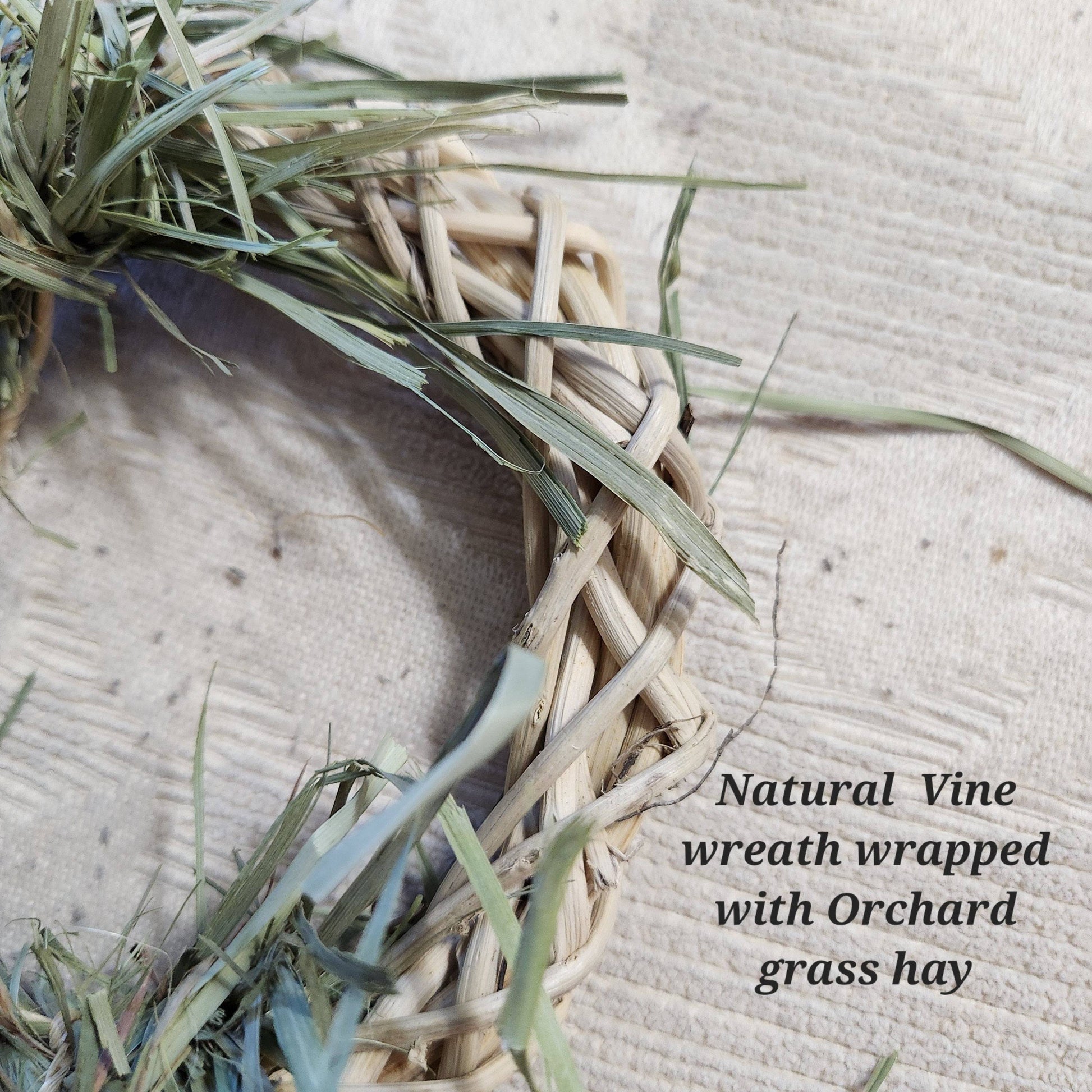 Hay Wrapped Delight - All-Natural Chew Toy and Forage Toy - A Bunny Good Time