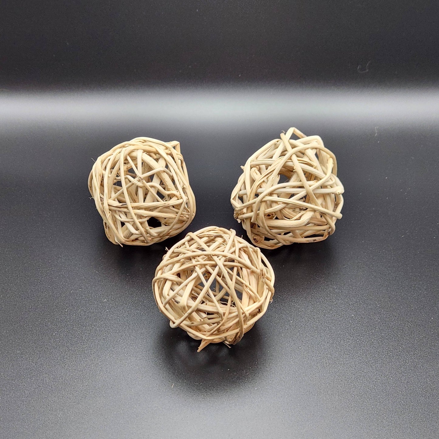 Medium Vine Balls - All- Natural Chew Toys for Your Small Animal Pet - No Dyes or Chemicals- Small Animal Toy Part- Enrichment Toy - A Bunny Good Time